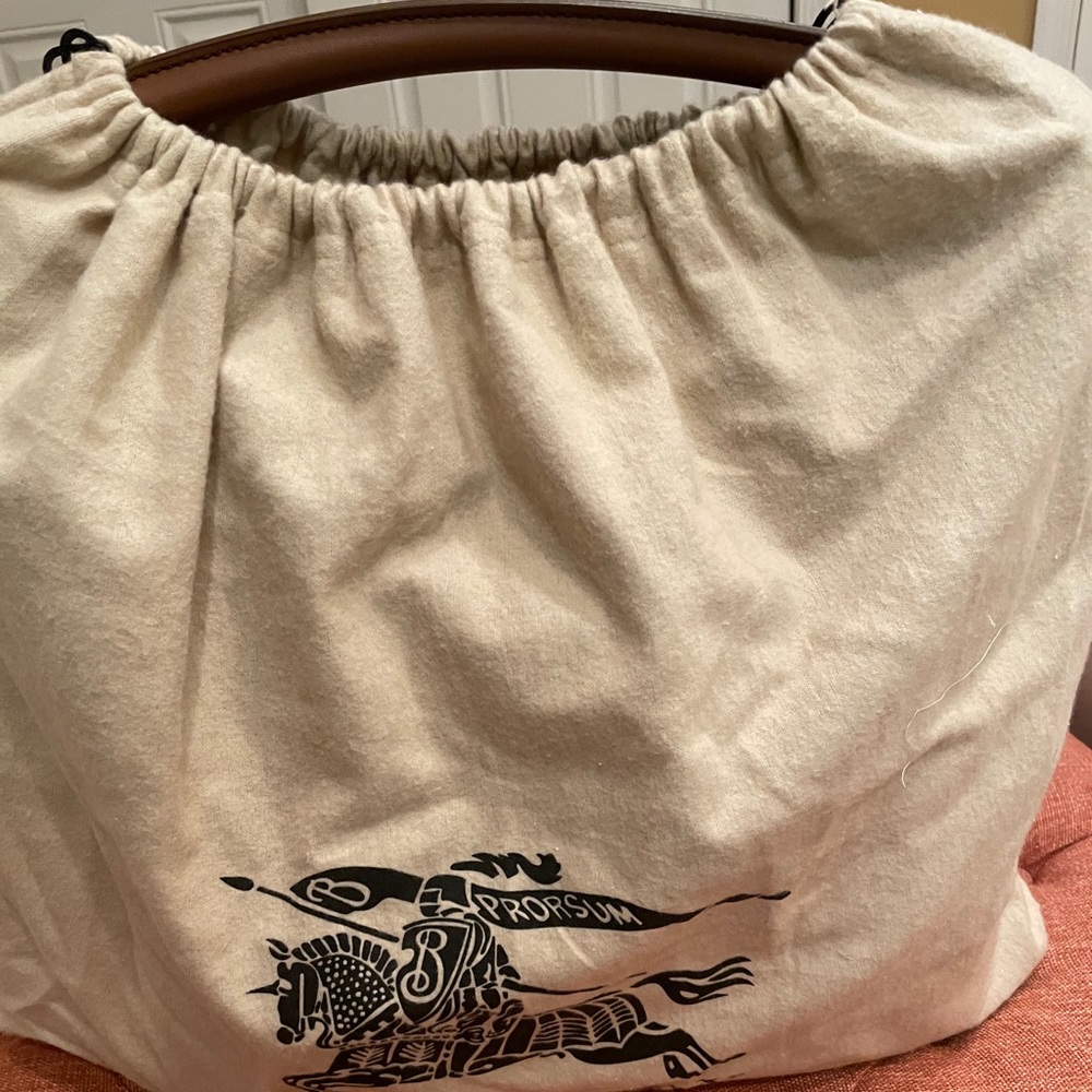 100% authentic Burberry smoked check Hobo.